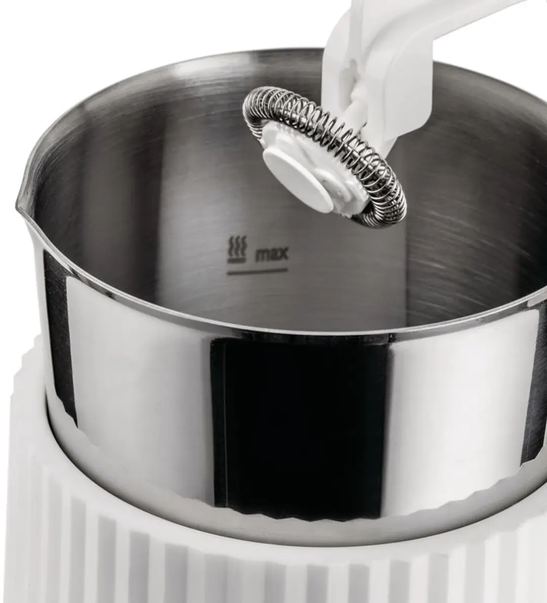 Alessi Plissé Melkopschuimer 600W - Zwart - afbeelding 5 van 6