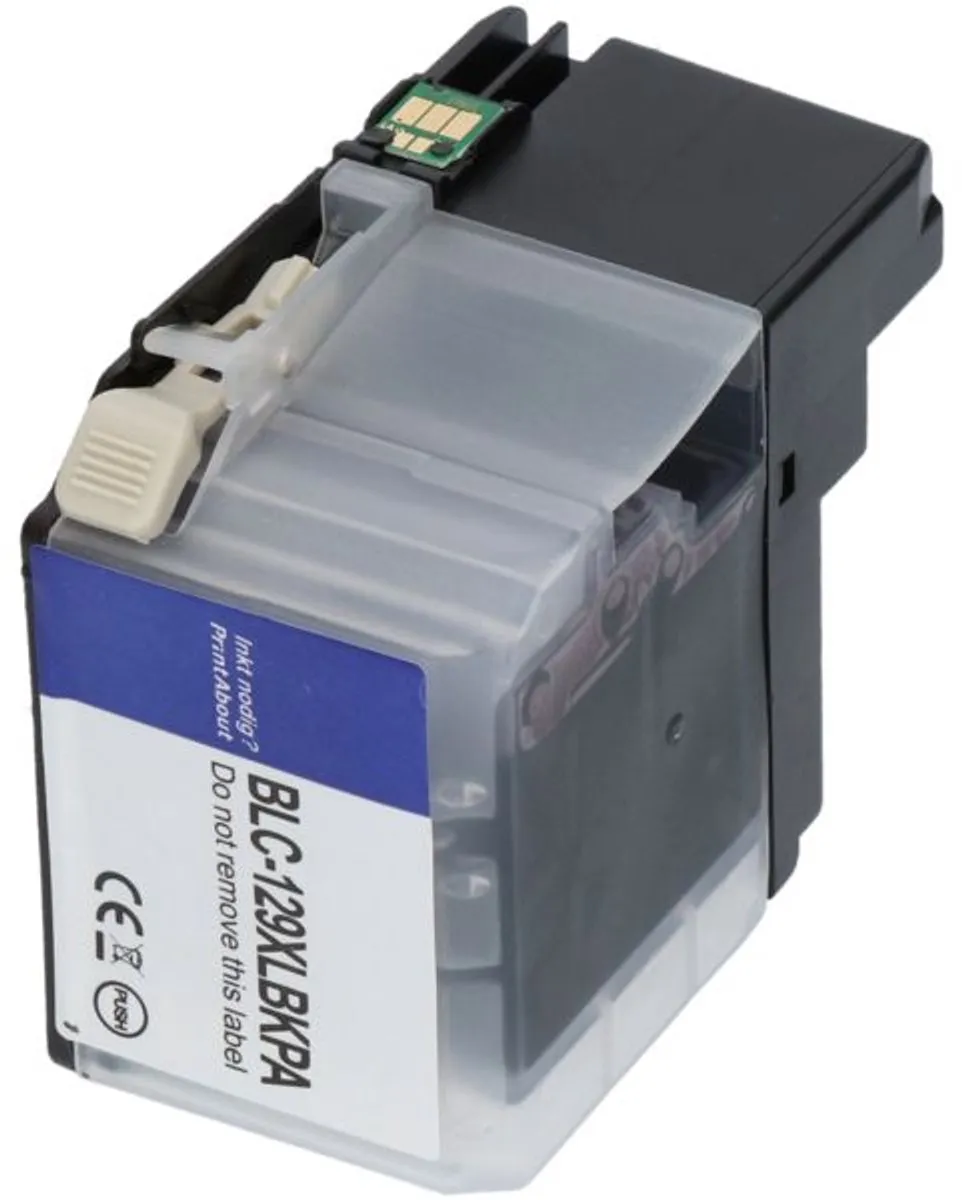 PrintAbout Brother LC-129XLBK Inktcartridge Zwart - 3500 pagina's