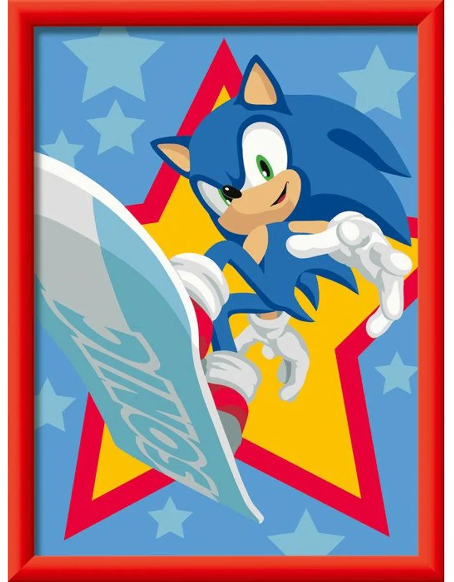 Ravensburger CreArt Kids Sonic Schilderen op nummer 18x24cm - 12023230