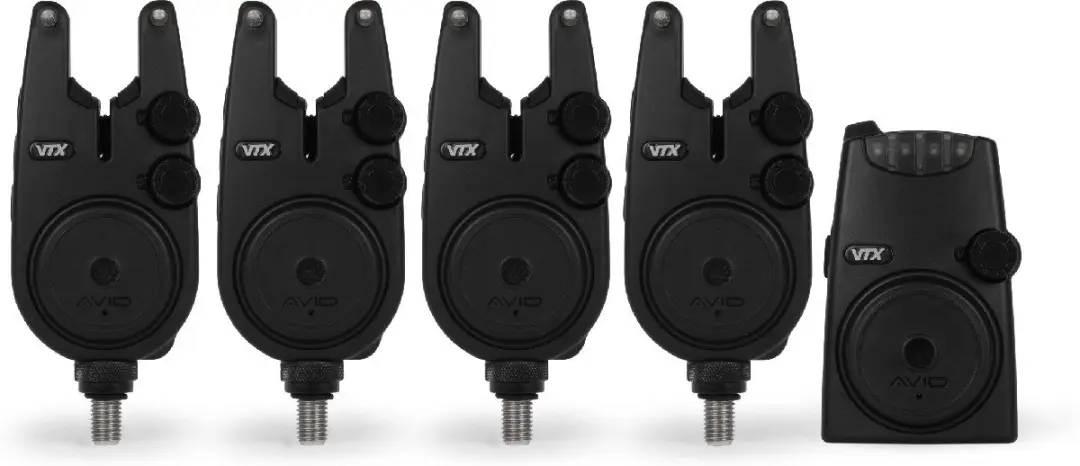 Avid VTX 4+1 Bite Alarms Set