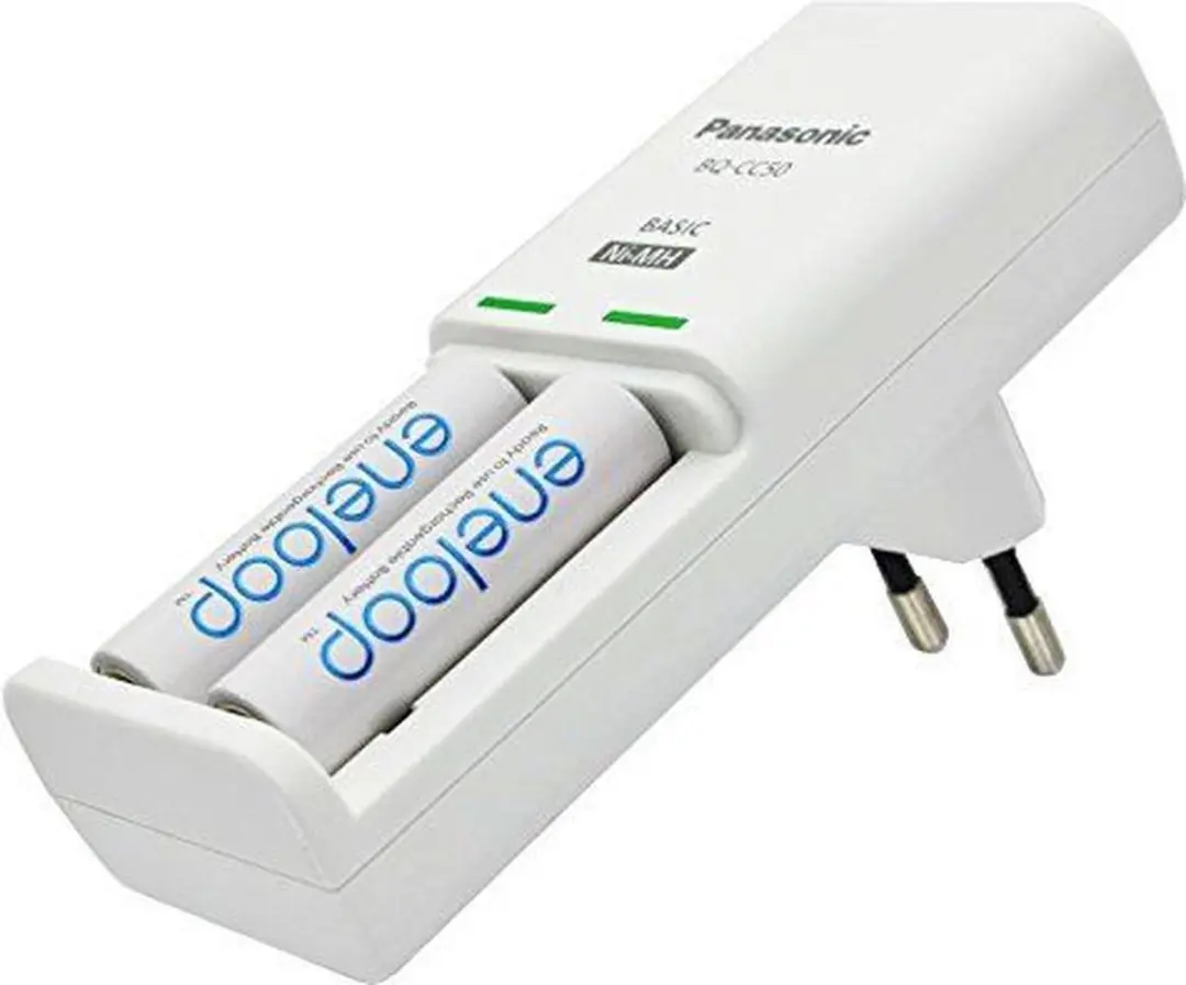 Panasonic BQ-CC50 Lader + 2x AA Eneloop 2000mAh - afbeelding 2 van 4