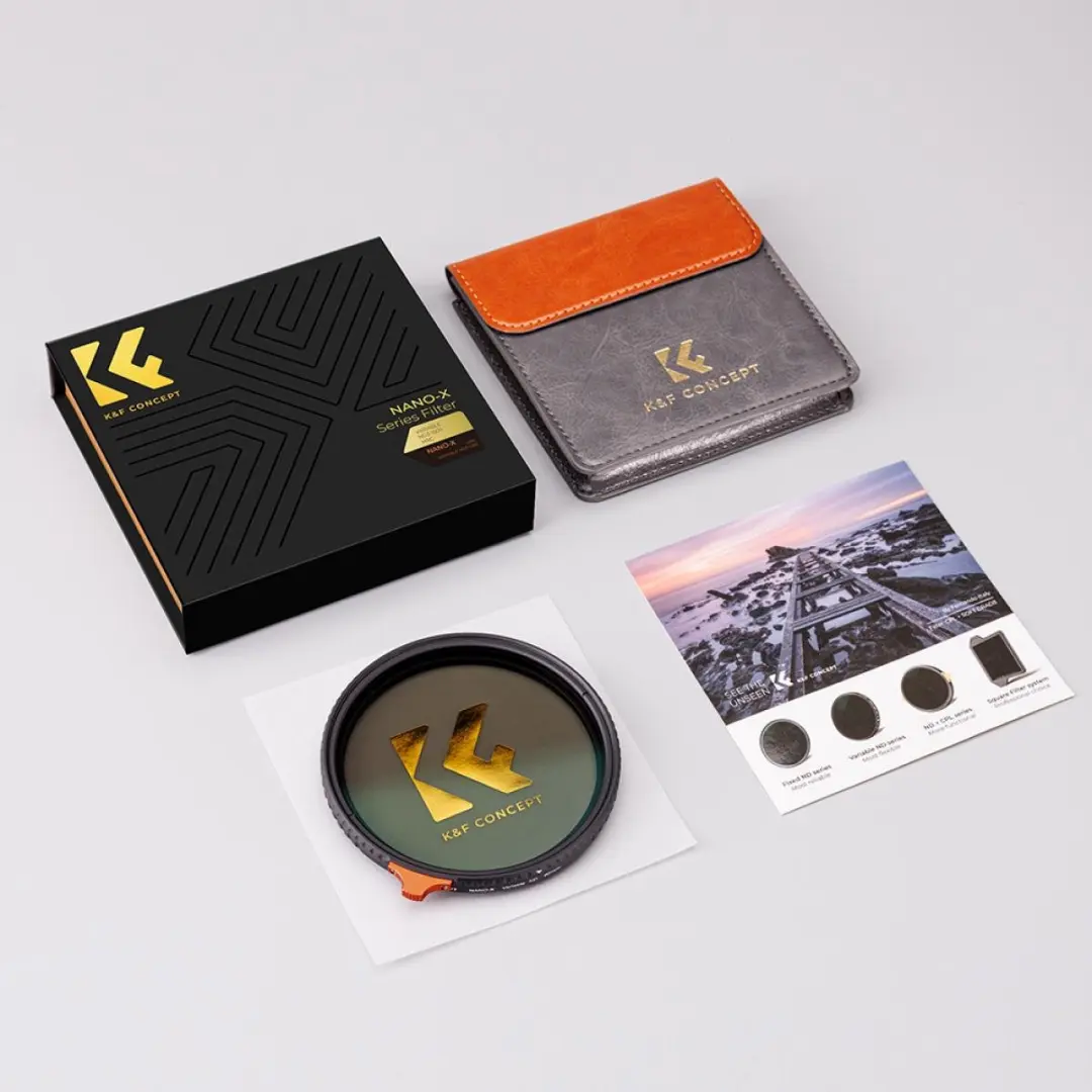 K&F Concept ND3-1000 Nano-X Variabel ND Filter 82mm - afbeelding 6 van 6