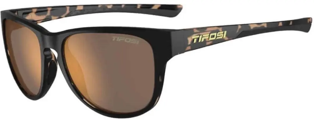 Tifosi bril Smoove satijn zwart- bruine print