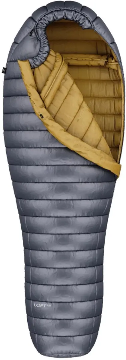 Hannah Loft 400 Ebony Mummyslaapzak - -17°C - Grijs - afbeelding 4 van 6