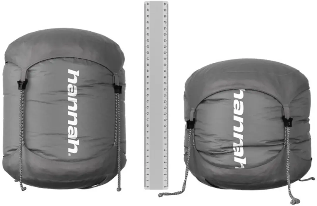 Hannah Loft 400 Ebony Mummyslaapzak - -17°C - Grijs - afbeelding 6 van 6