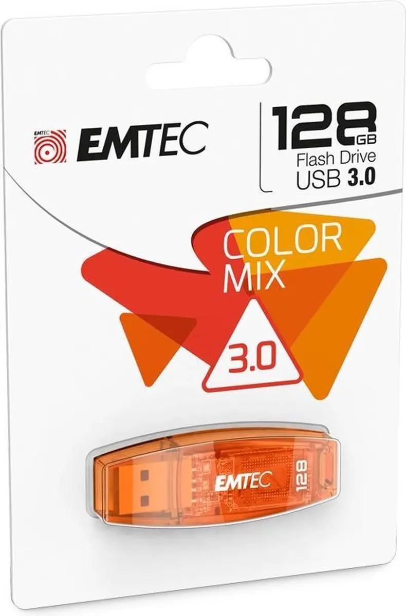 Emtec C410 ECMMD128G2C410 USB-stick 128GB - Color Mix - afbeelding 3 van 4