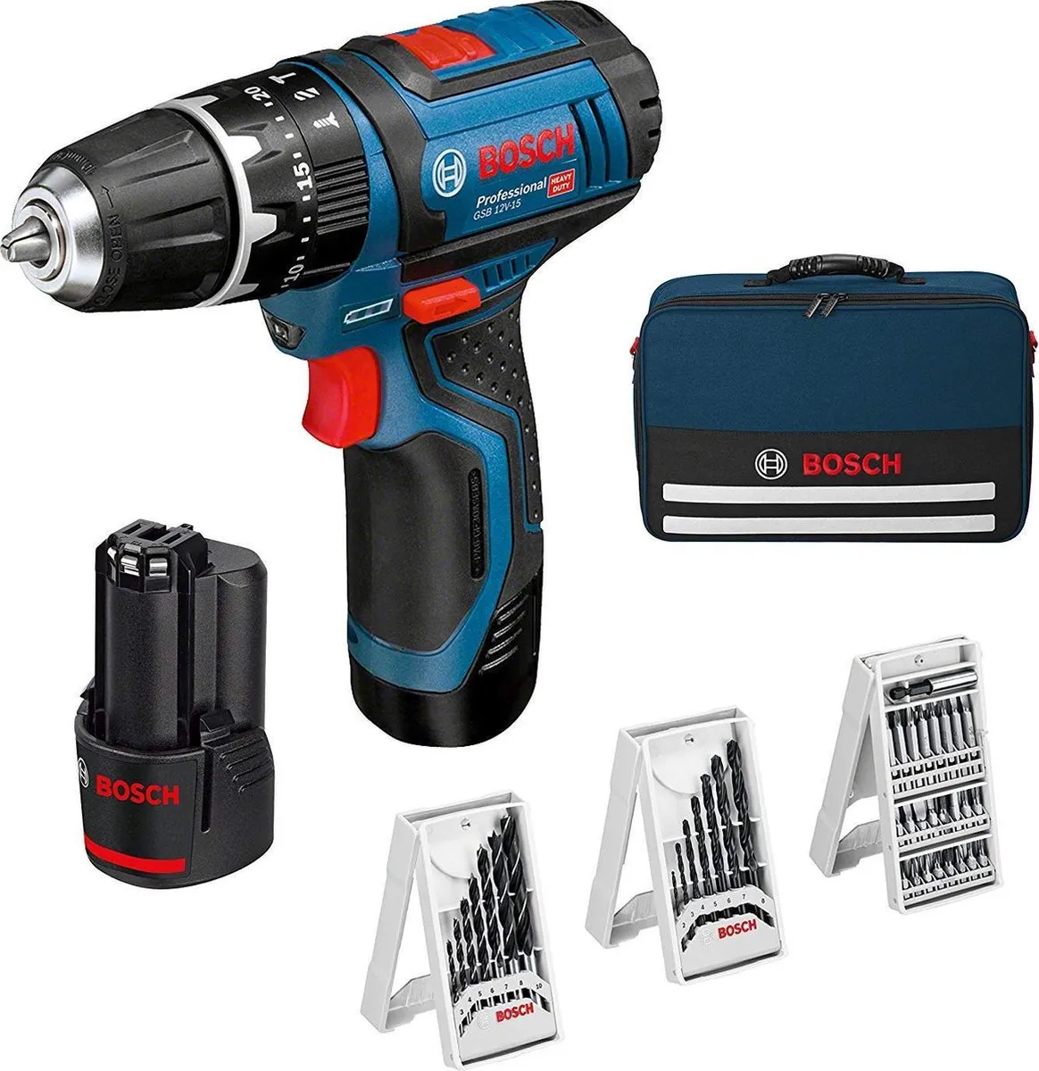 Bosch Professional GSB 12V-15V Accu Slagboorschroevendraaier