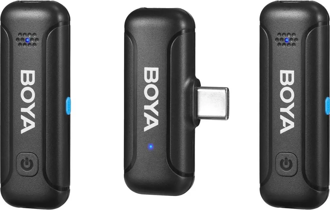 Boya BY-WM3T-U2 Draadloze Microfoon Kit Type-C - Zwart - afbeelding 3 van 4