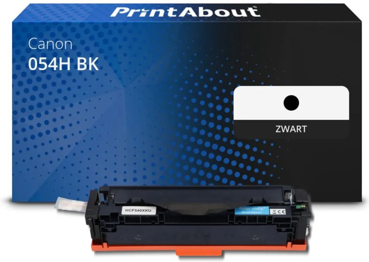 PrintAbout 054H BK Toner - Zwart - 3.400 pagina's