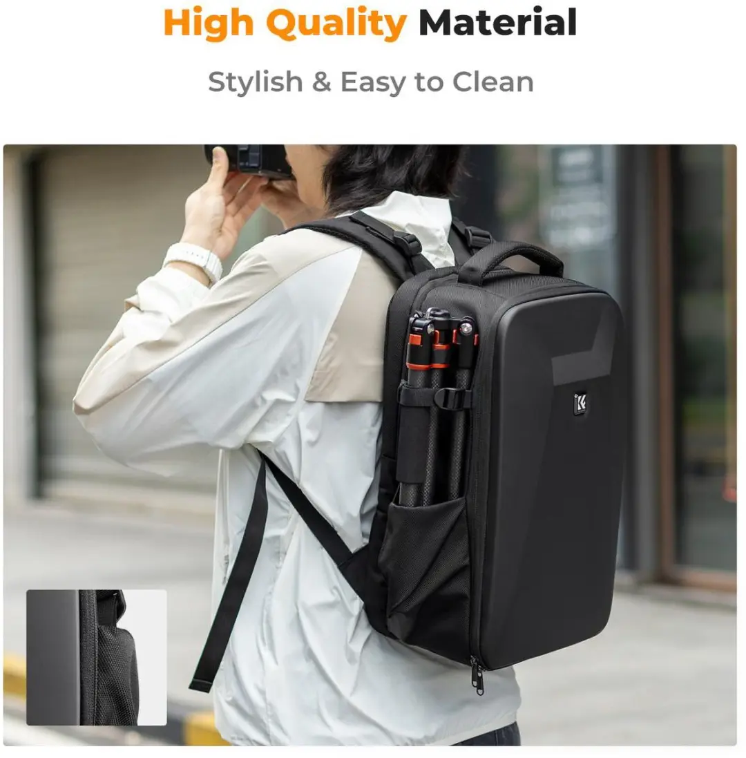 K&F Concept Hardshell Camera Rugzak 22L - afbeelding 5 van 6