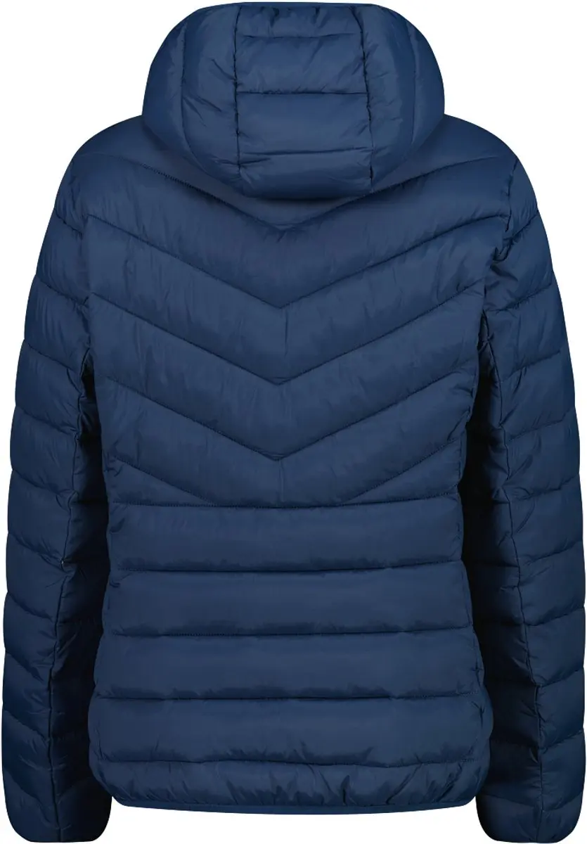 CMP Gewatteerde Jas met Hoodie Dames - Blauwe Inkt - afbeelding 2 van 6