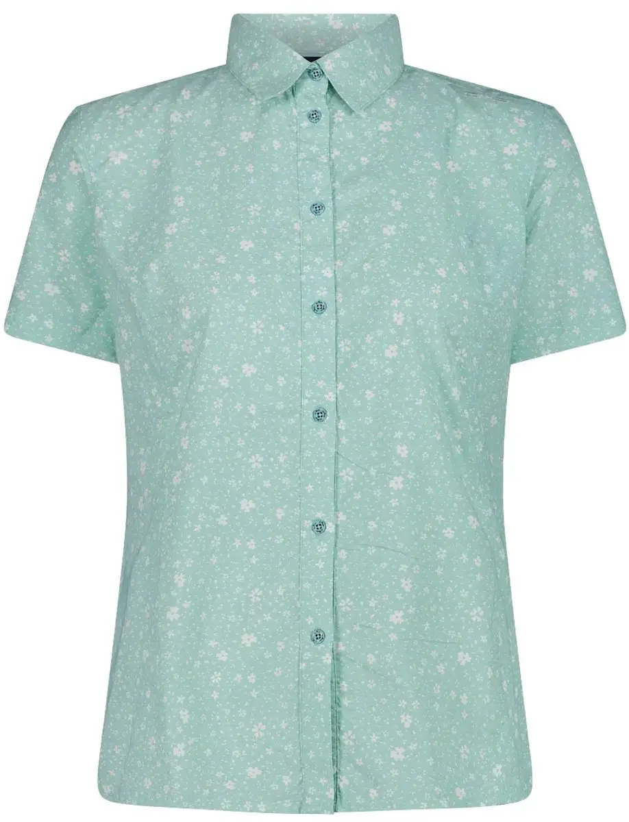 CMP Bloemige blouse voor dames - Beige/Wit - afbeelding 5 van 6
