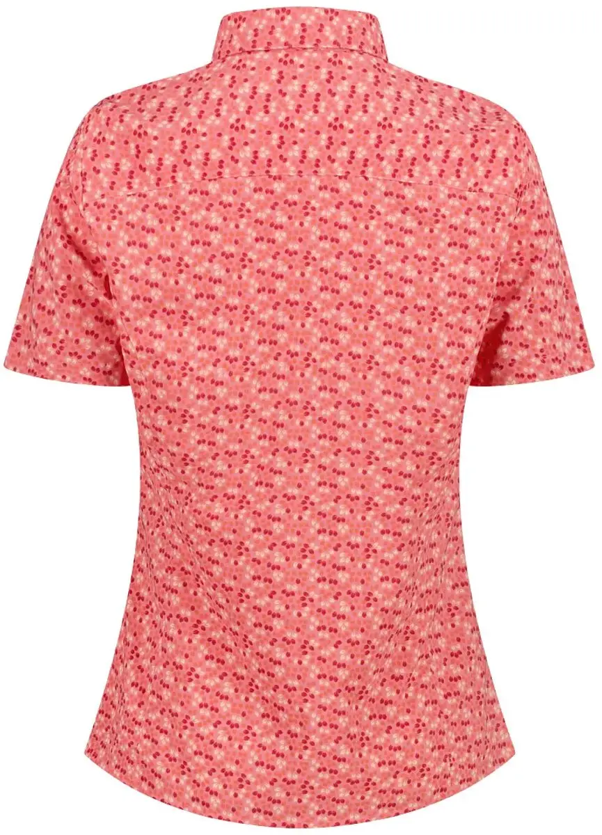 CMP Geruit Damesoverhemd - Magenta/Pink Fluo - afbeelding 4 van 6