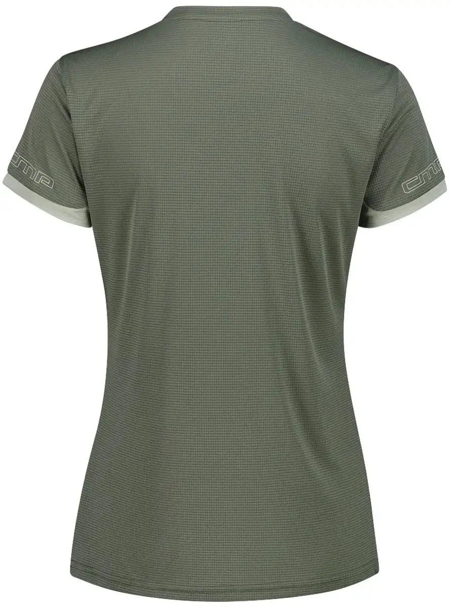 CMP Unlimitech T-Shirt Dames - Avocado/Pistacchio/Coral - afbeelding 4 van 6