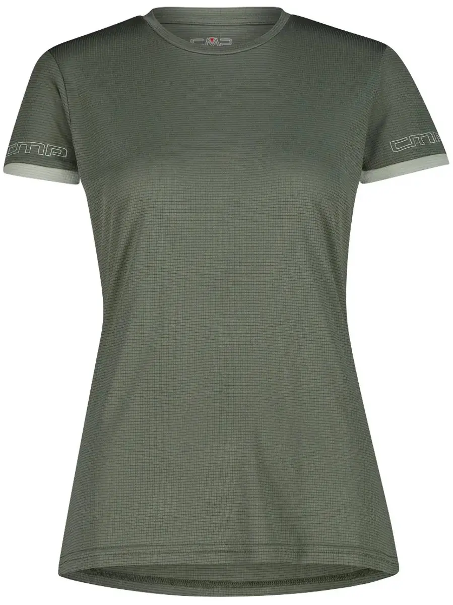 CMP Unlimitech T-Shirt Dames - Avocado/Pistacchio/Coral - afbeelding 3 van 6