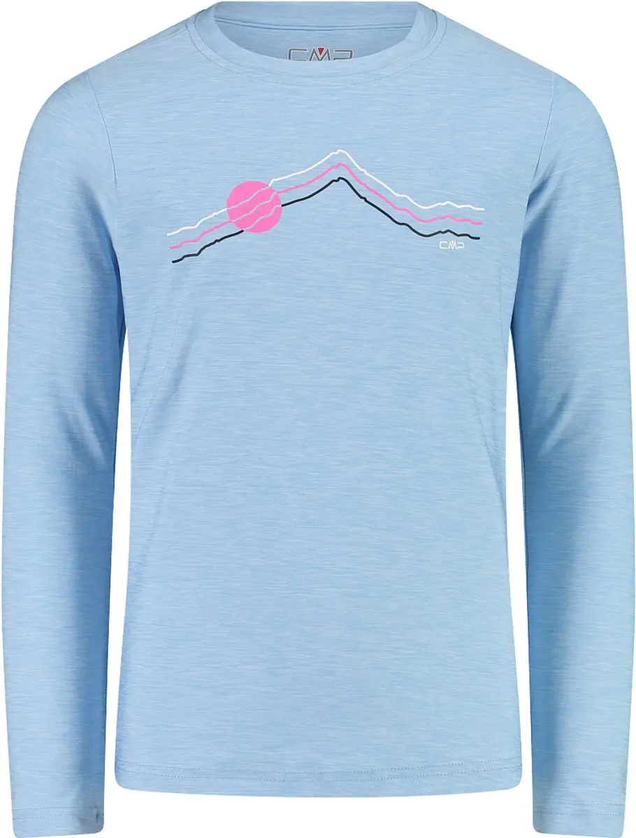 CMP Meisjes-T-shirt met lange mouwen - Oranje - afbeelding 5 van 6