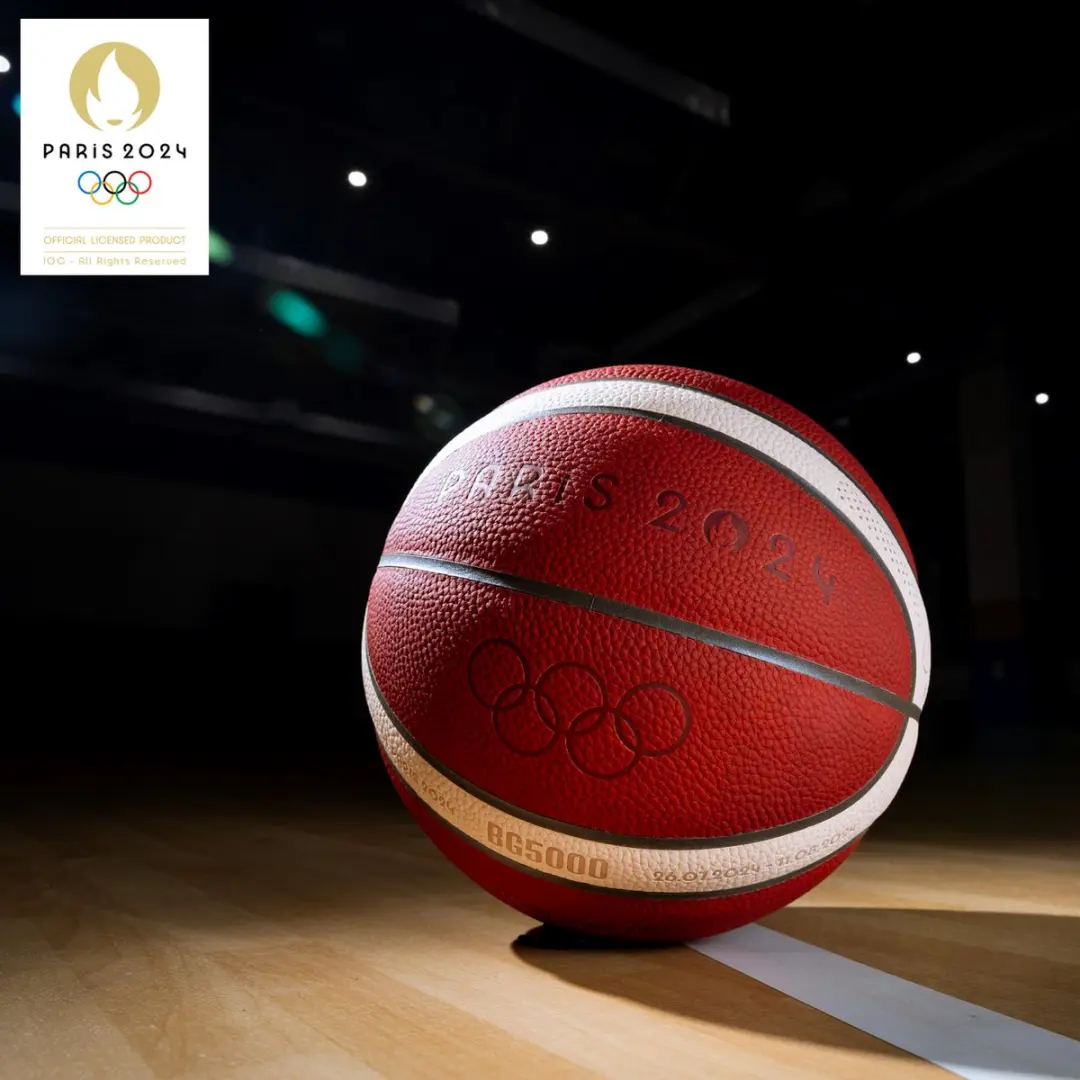 Molten B7G3800 Trainingsbasketbal Paris 2024 - Maat 7 - afbeelding 2 van 6