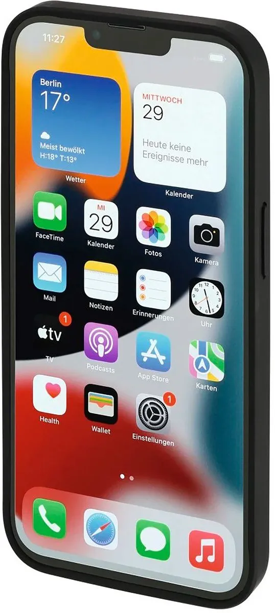 Hama Invisible Cover Hoesje iPhone 13 Pro Max - Zwart - 00196987 - afbeelding 6 van 6