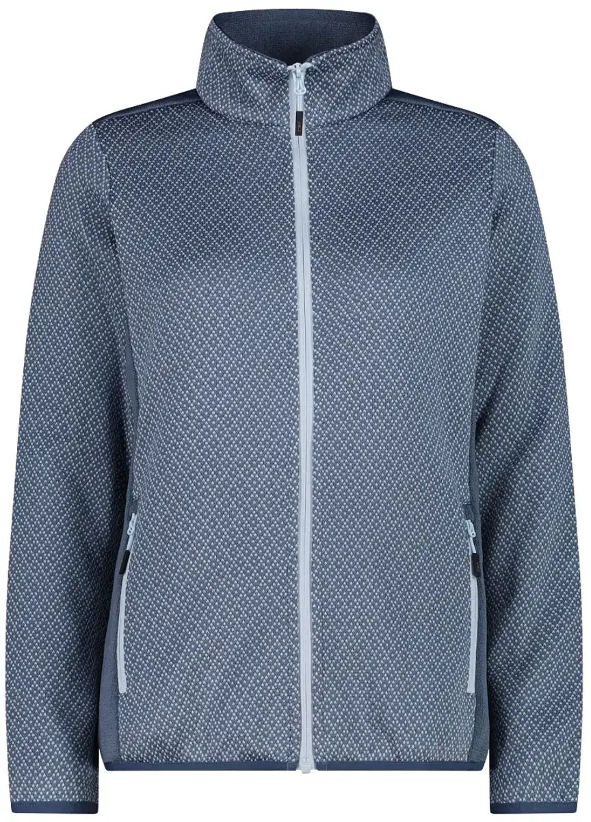CMP Knit Tech Damesfleece - Zwart - afbeelding 5 van 6