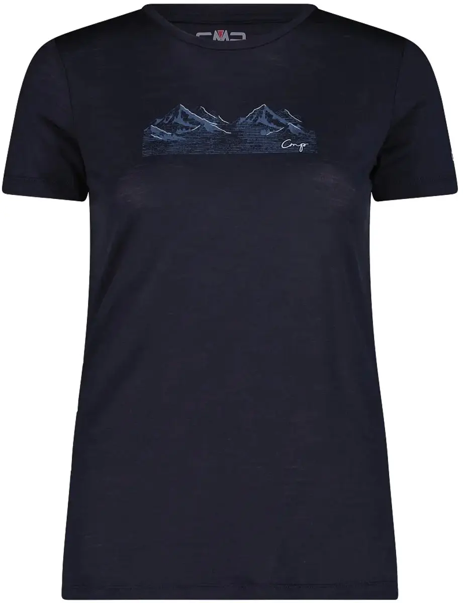 CMP Performance Wollen Dames-T-Shirt