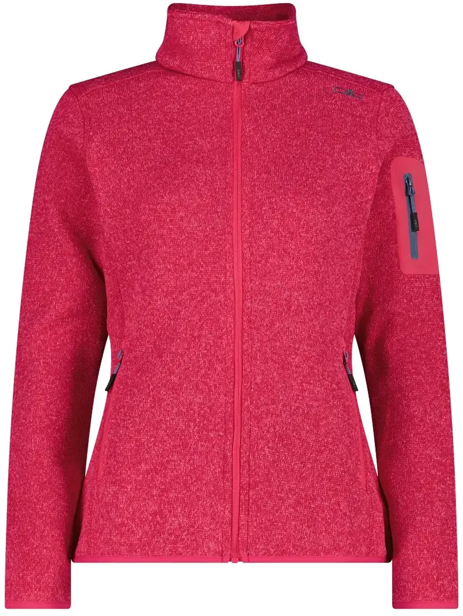 CMP Knit Tech Heavy Damesfleece - Magenta - afbeelding 3 van 6