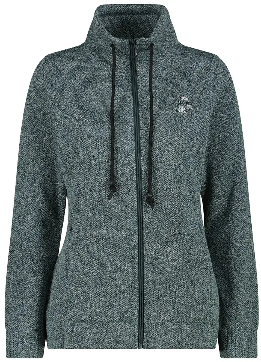 CMP Dames Fleece met Volledige Rits - Zwart - afbeelding 3 van 6