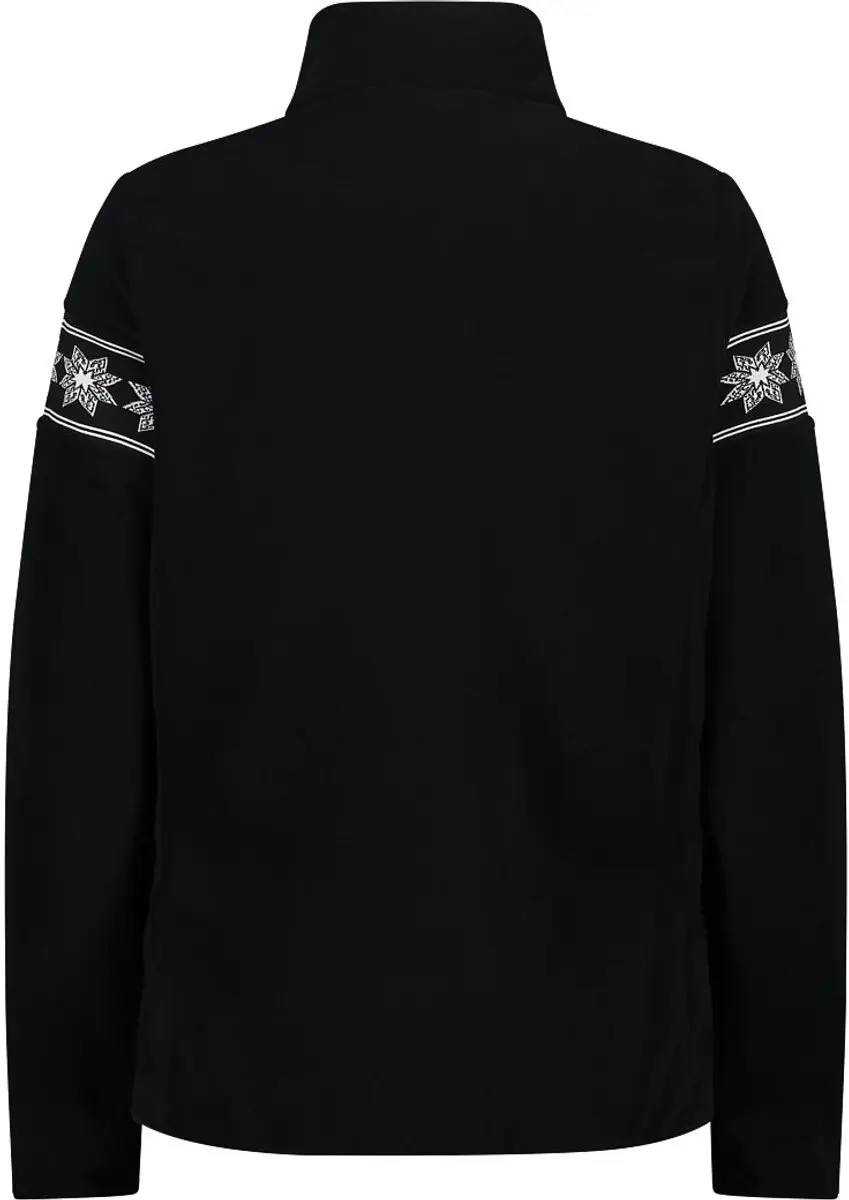 CMP Dames Fleece met Volledige Rits - Zwart - afbeelding 2 van 6
