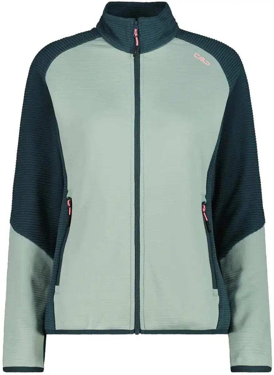 CMP Vrouwen Stretch Fleece met Rits - Jade - afbeelding 3 van 6