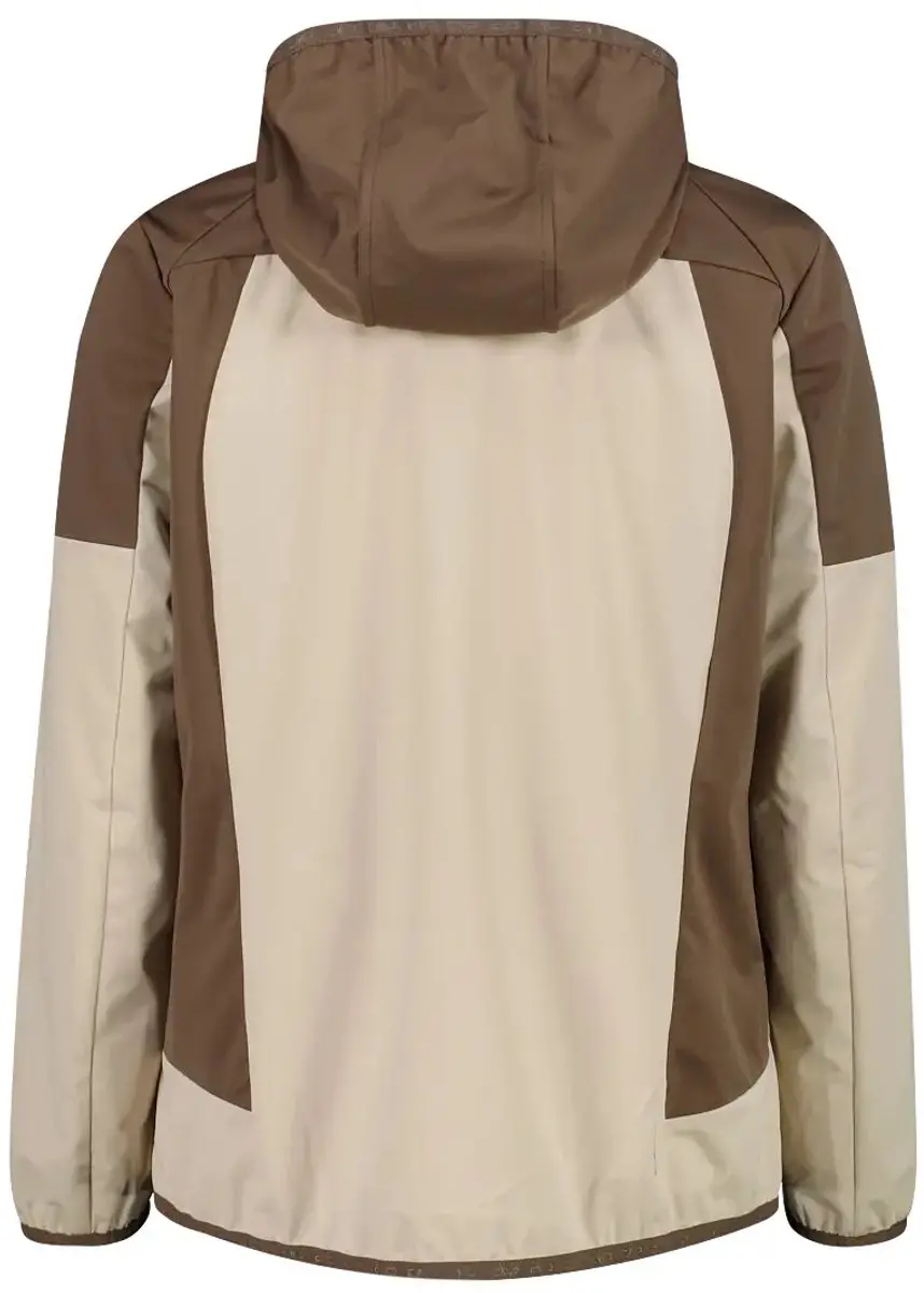 CMP Ultralichte Waterdichte Softshell Jas Dames - Crème - afbeelding 2 van 4
