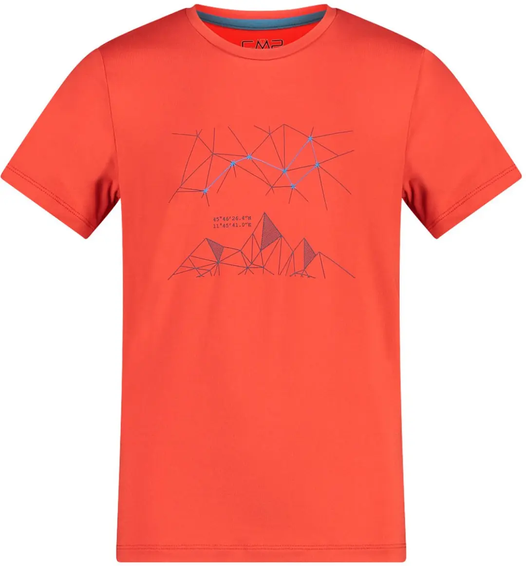 CMP Kinder T-shirt van jersey - Oceaan - 60 - afbeelding 3 van 6