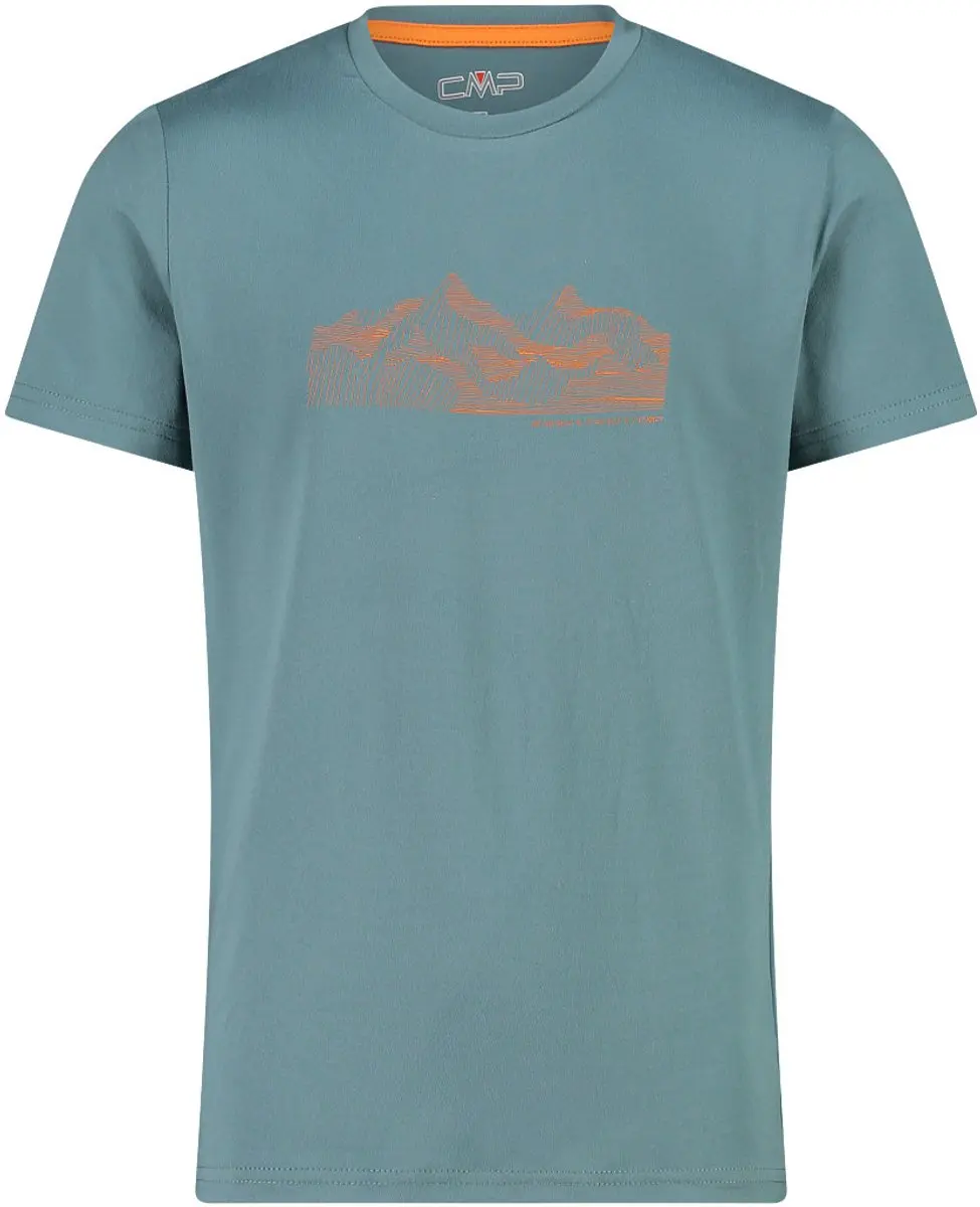 CMP Kinder T-shirt van jersey - Oceaan - 60 - afbeelding 5 van 6