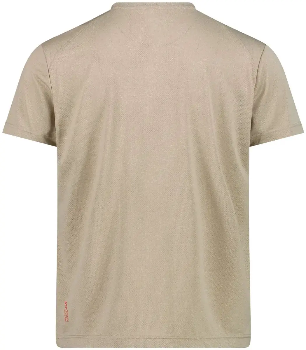 CMP Gemengde Jersey Stretch T-Shirt - Corda Mel - 58 - afbeelding 2 van 6