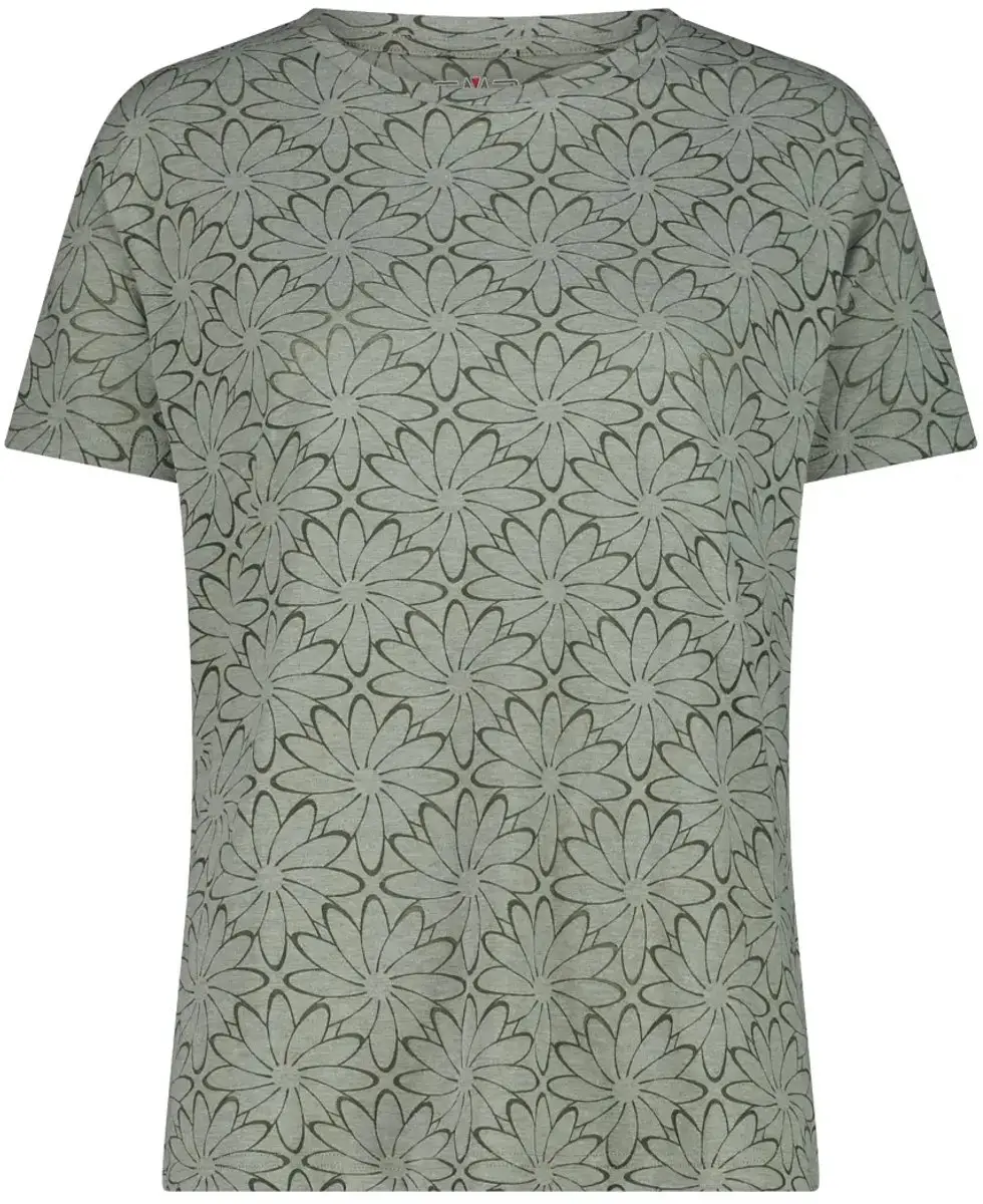 CMP Dames T-shirt met Print - Avocado - M - afbeelding 3 van 6