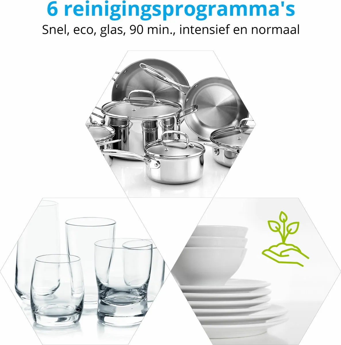 Medion DWT 60 Tafelvaatwasser - 6 Couverts - 7 Programma's - 47dB - Zwart - afbeelding 4 van 6