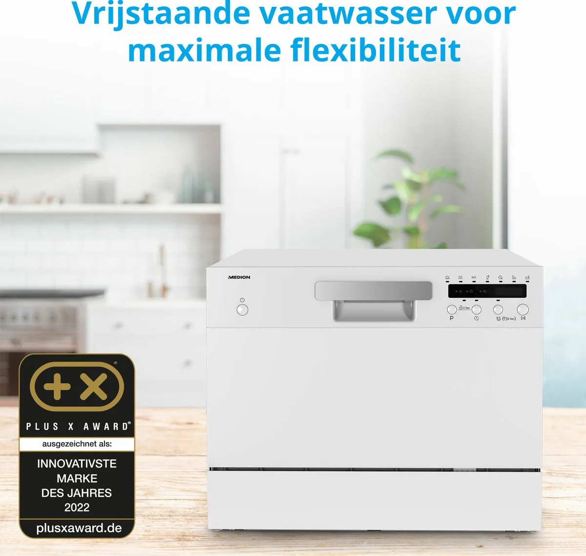 Medion DWT 60 Tafelvaatwasser - 6 Couverts - 7 Programma's - 47dB - Zwart - afbeelding 6 van 6
