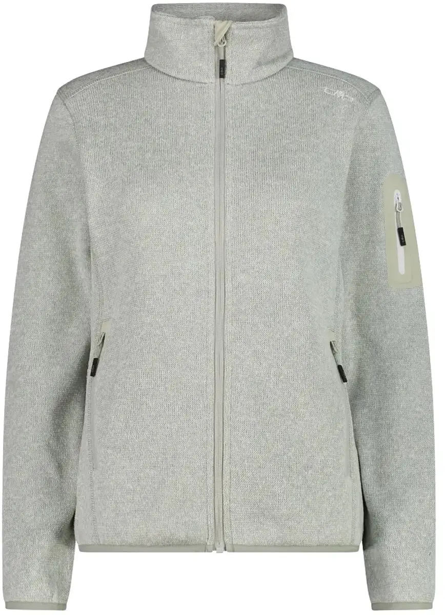 CMP Damesfleece Knit-Tech Heavy - Pistacchio-Bianco - afbeelding 5 van 6