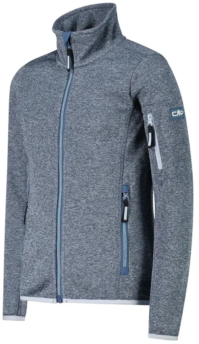 CMP Technische Fleece Trui Meisje - Space/Sky Blue - afbeelding 3 van 6