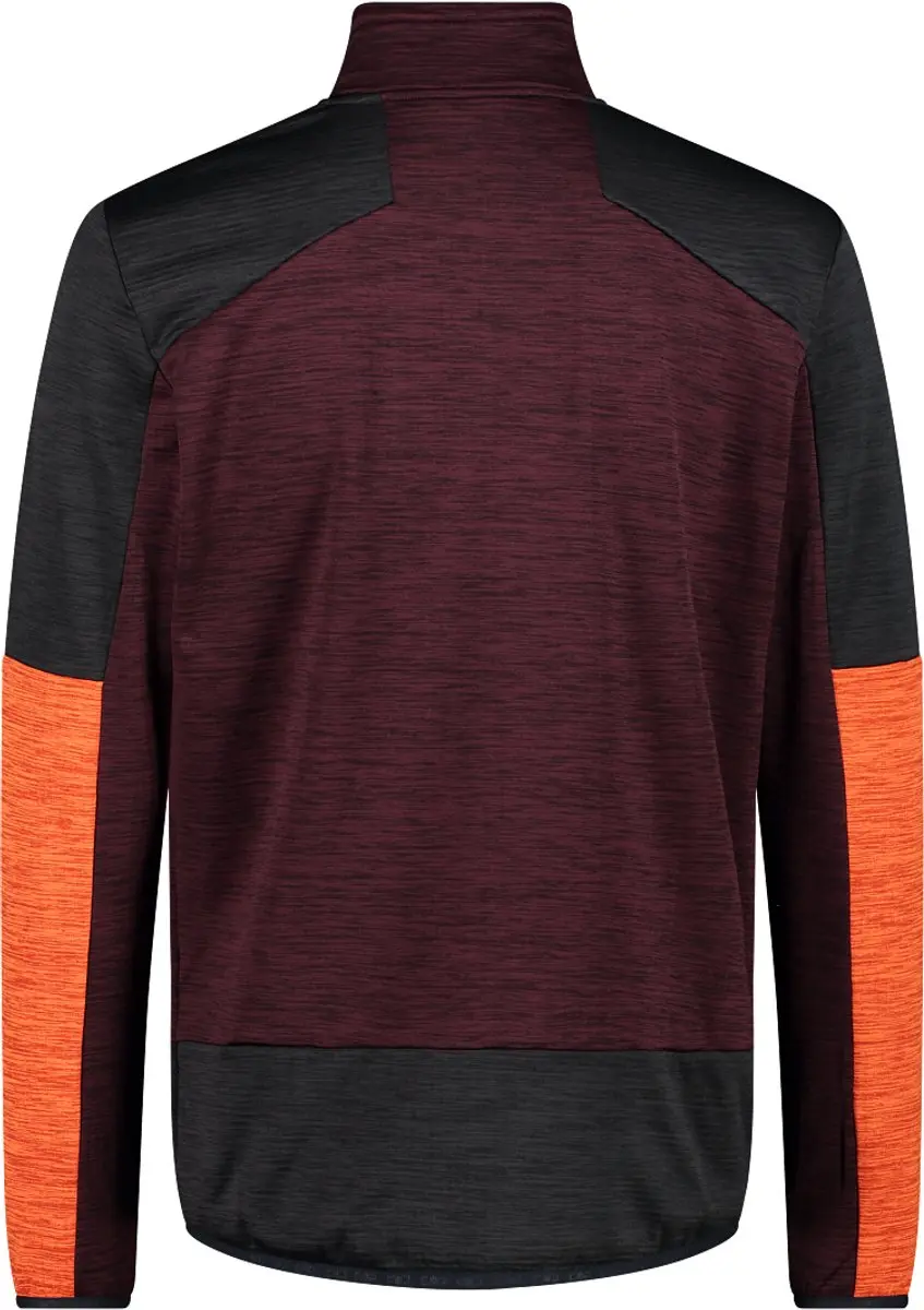 CMP Fleece Wandeljack - Bordeauxrood - afbeelding 2 van 6