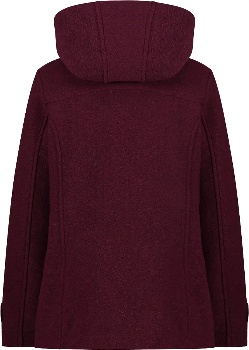 CMP Wooltech Hoodie Dames - Bordeauxrood - afbeelding 4 van 5