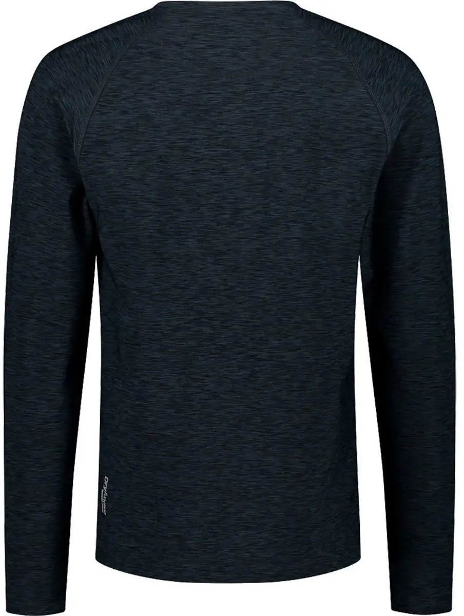 CMP Heren T-shirt met Lange Mouwen - Black Mel/Acid - 54 - afbeelding 2 van 3
