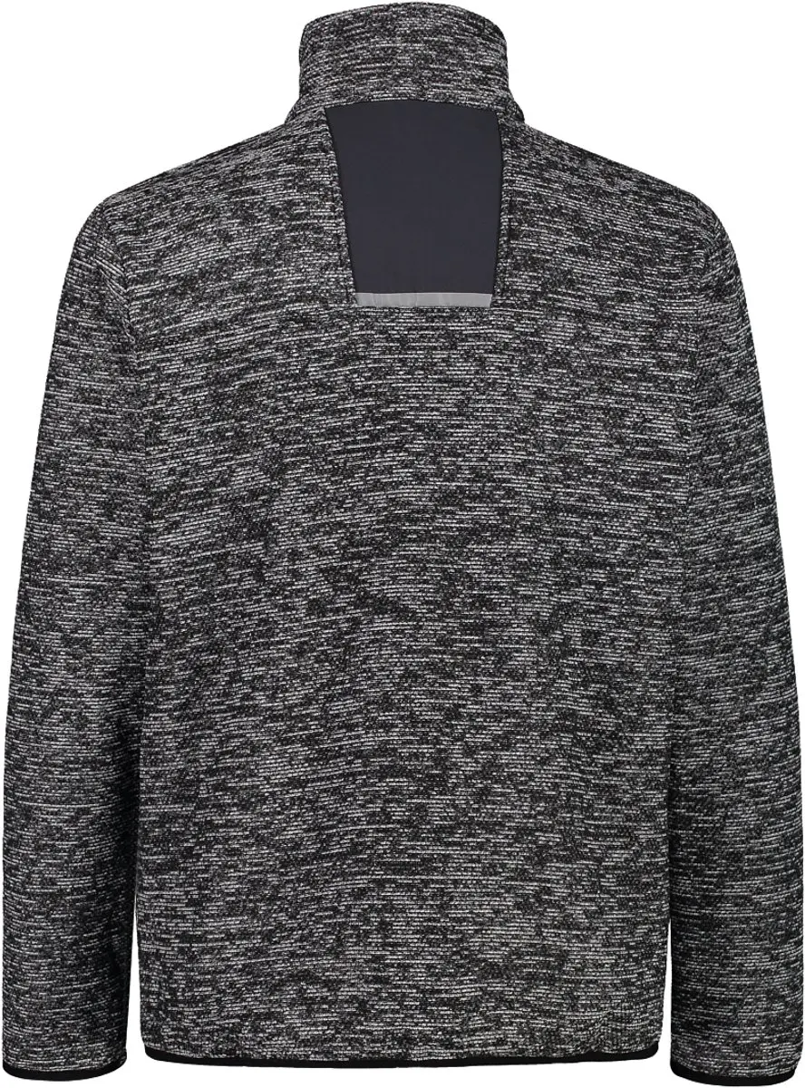 CMP Fleece met Rits - Oil Green Mel-Nero - 4XL - afbeelding 6 van 6