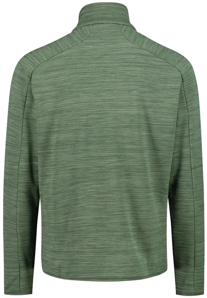 CMP Fleece met Rits - Oil Green Mel-Nero - 4XL - afbeelding 4 van 6