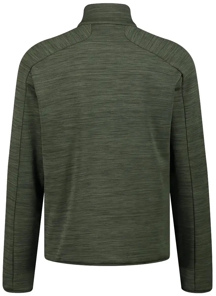 CMP Fleece met Rits - Oil Green Mel-Nero - 4XL - afbeelding 2 van 6