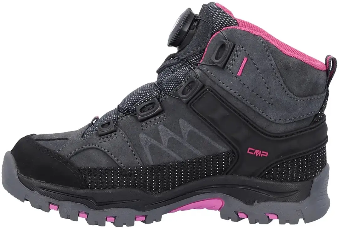 CMP Kiruna Fitgo Mid Wandelschoenen Kind - Antraciet/Festival - 30 - afbeelding 2 van 2
