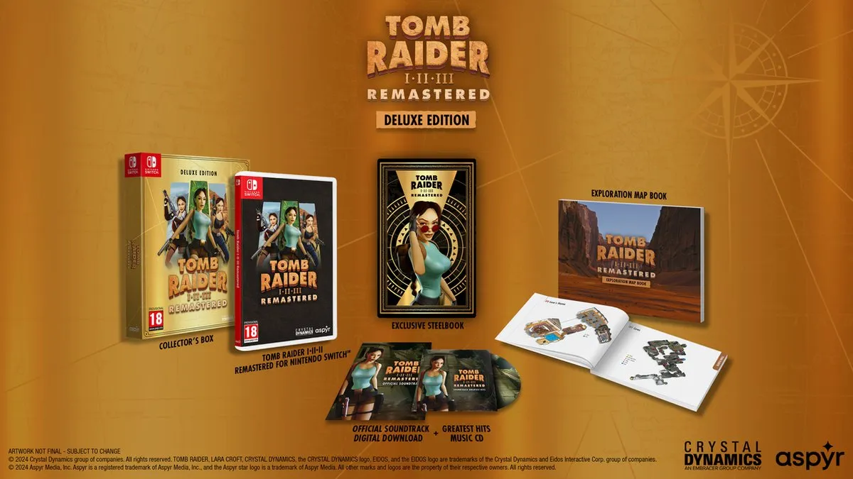 Mindscape Tomb Raider I-III Remastered Deluxe Edition - Switch