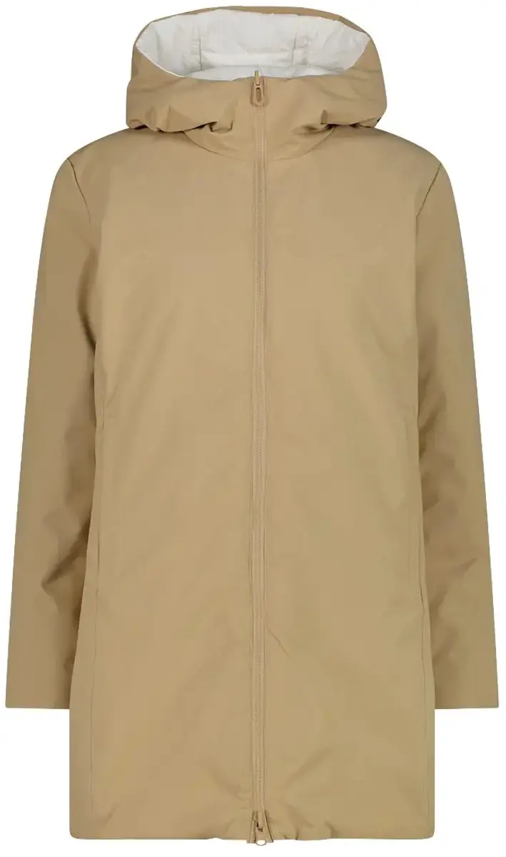CMP Dames Reversibele Hoodie Parka met Rits