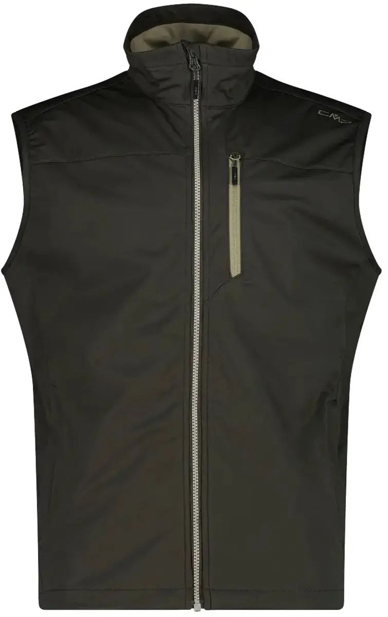 CMP Mouwloos Softshell Jack - Antraciet/Oranje - afbeelding 5 van 6