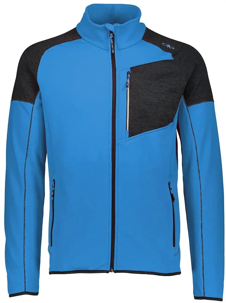 Cmp 39g2457 Light Fleece Met Volledige Rits Blauw S Man