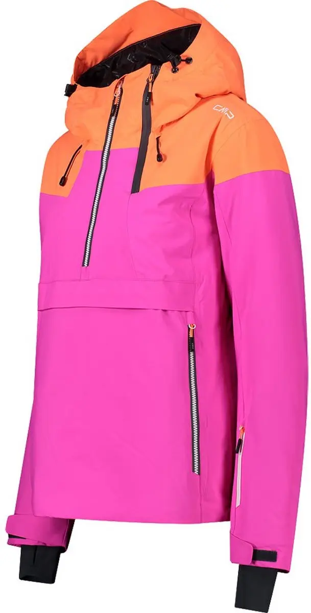 CMP Fix Hood Dames Ski Jas - Purple Fluo - XL - afbeelding 3 van 3