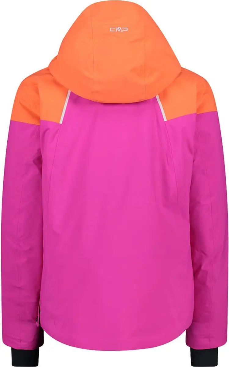 CMP Fix Hood Dames Ski Jas - Purple Fluo - XL - afbeelding 2 van 3